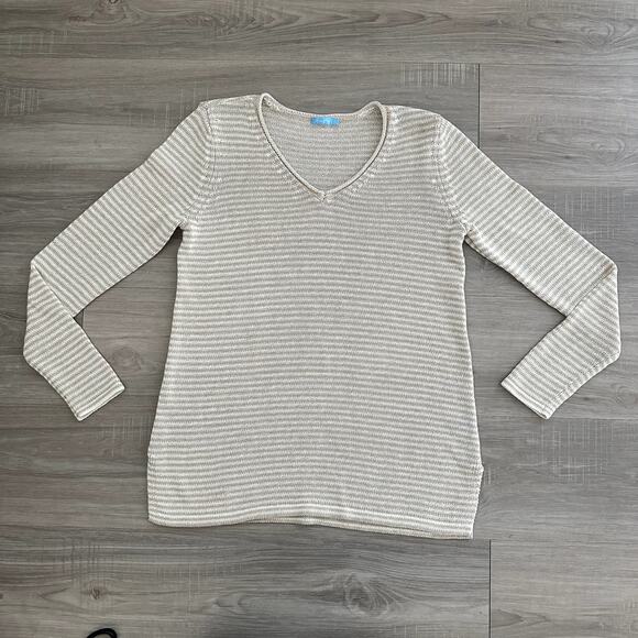 J. McLaughlin Callum Striped Knit Sweater Women's Size Small - Picture 2 of 8